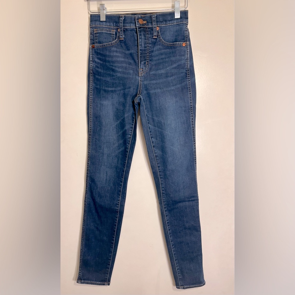 Madewell 10” High Rise Skinny Blue Jeans